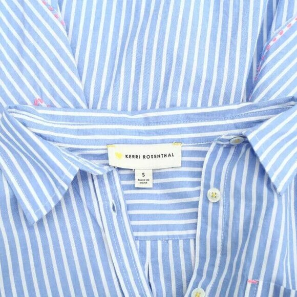 Blue Striped Button Down Shirt - Picture 8 of 8